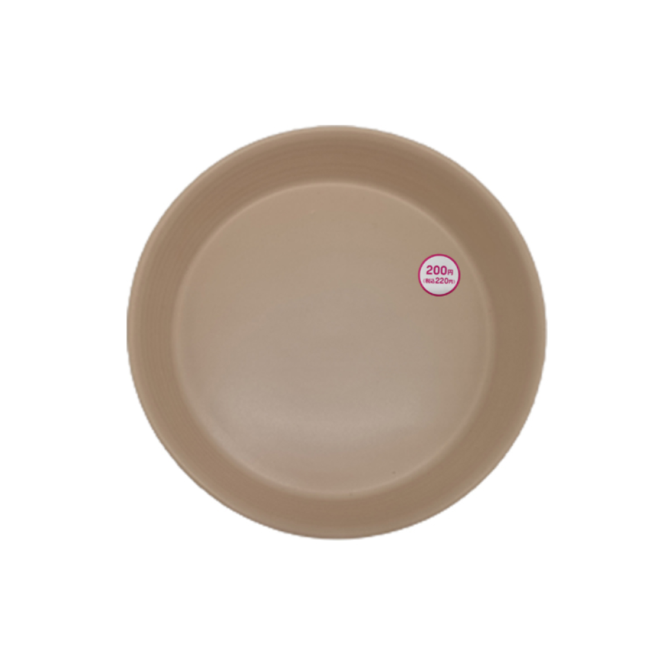 European Design Plate 19.5cm x 3cm Beige