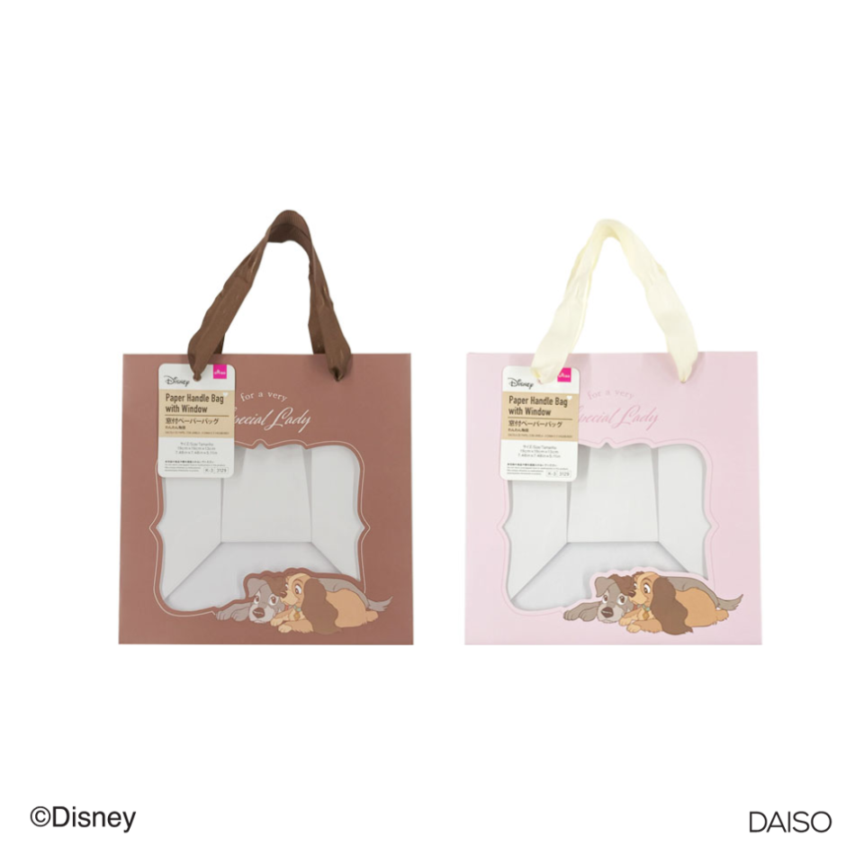 Paper Handle Bag with Window Lady and the Tramp