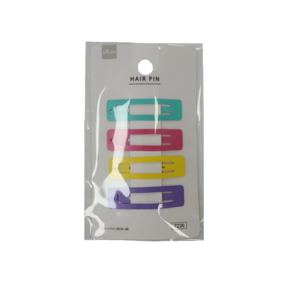 Color Hair Pin Rectangle