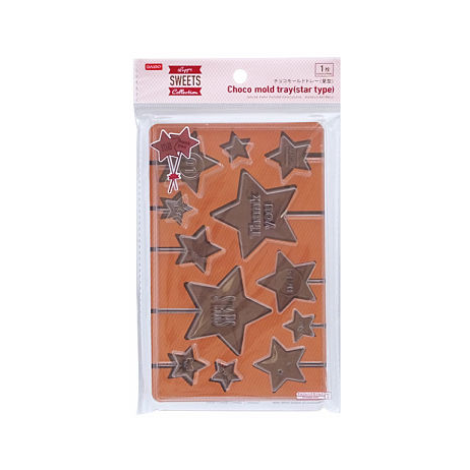 Choco Mold Tray Star Type