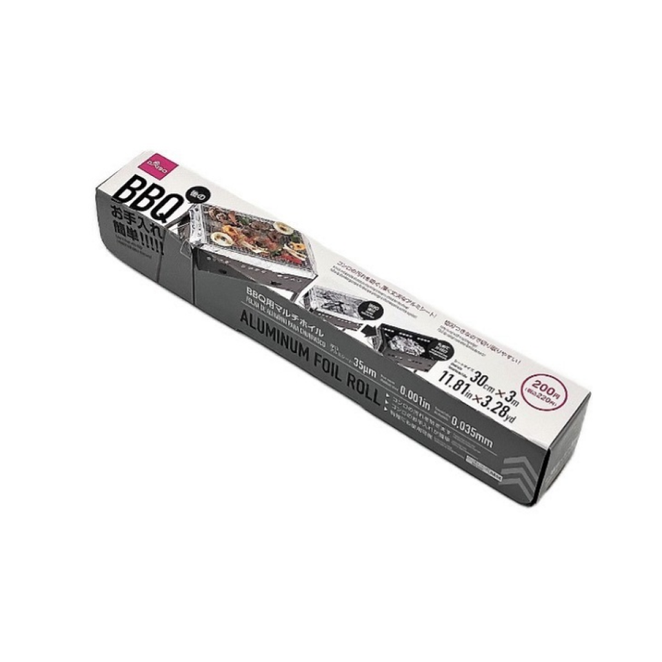 Aluminum Foil Roll with Cutting Edge 11.81in x 3.2yd