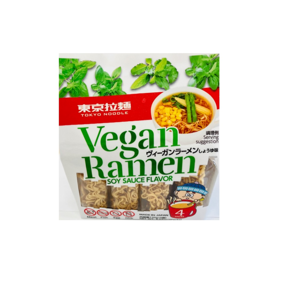 Tokyo Noodle Vegan Ramen Soy Sauce Flavor 120g
