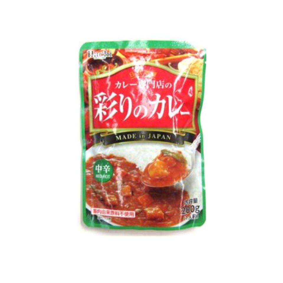 Hachi Foods Curry Specialty Store's Colorful Curry Medium Spicy 200g