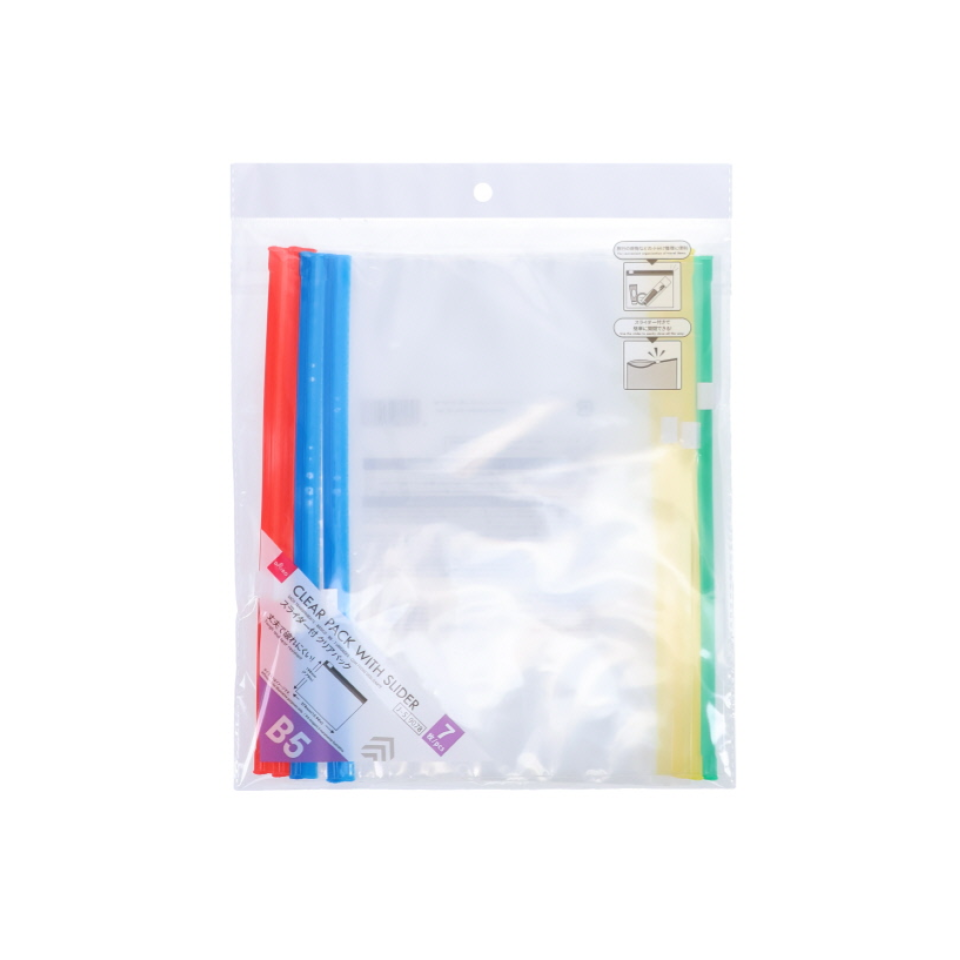 Clear Pack with Slider Basic B5
