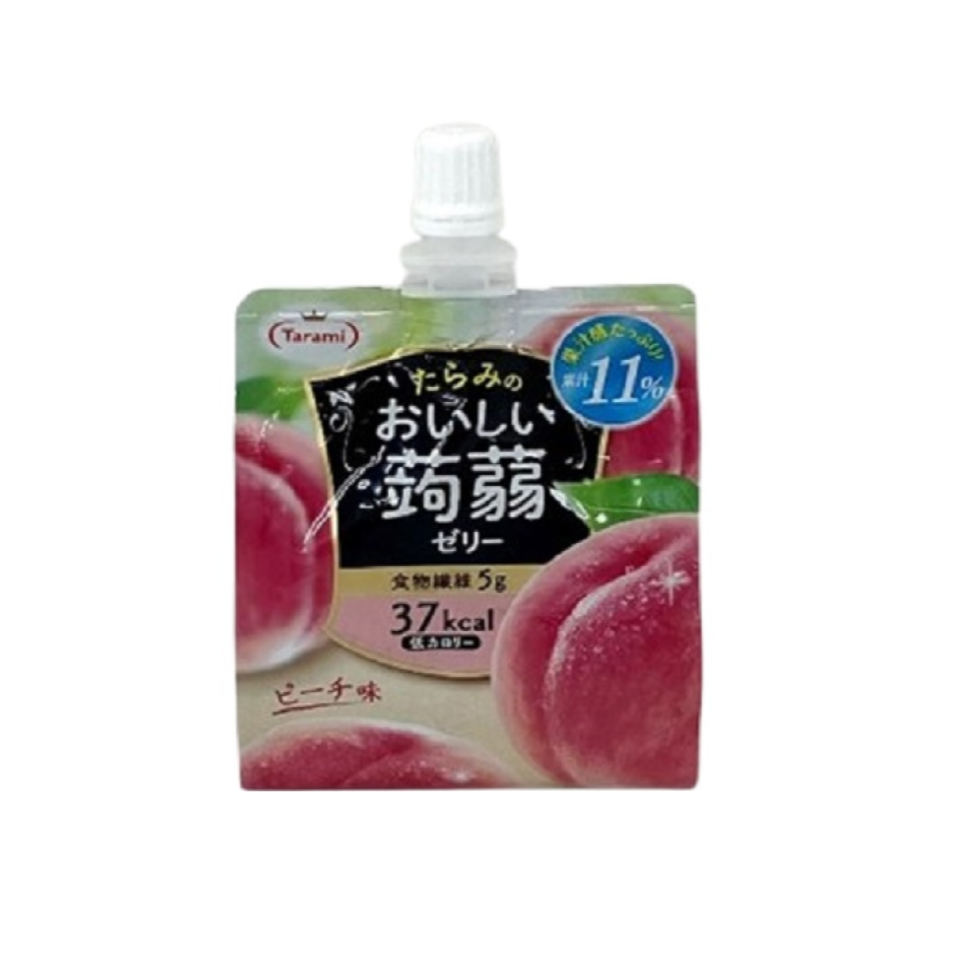 Tarami Delicious Konjac Jelly Peach Flavor 150g