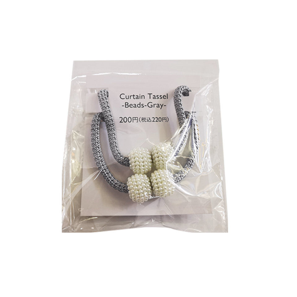 Curtain Tassel Beads Gray