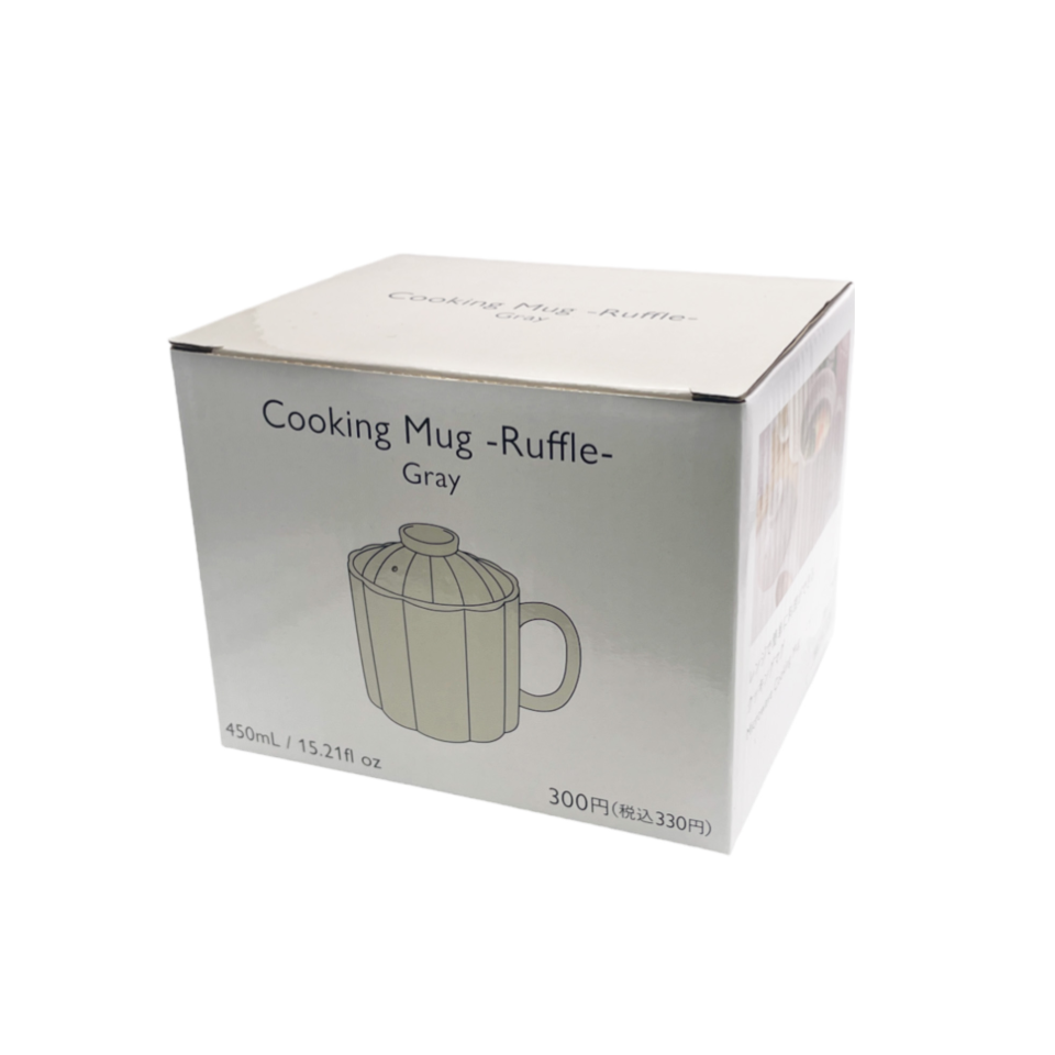 Cooking Mug Ruffle Gray 450ml