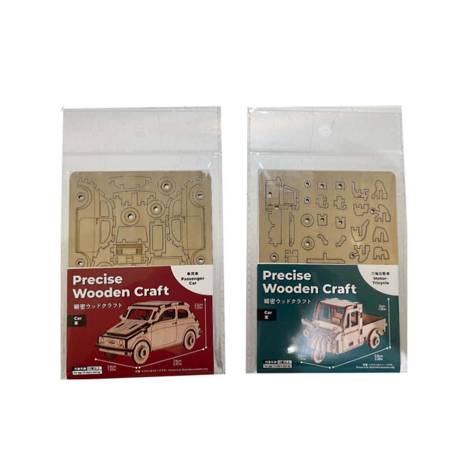Precise Wooden Craft Car