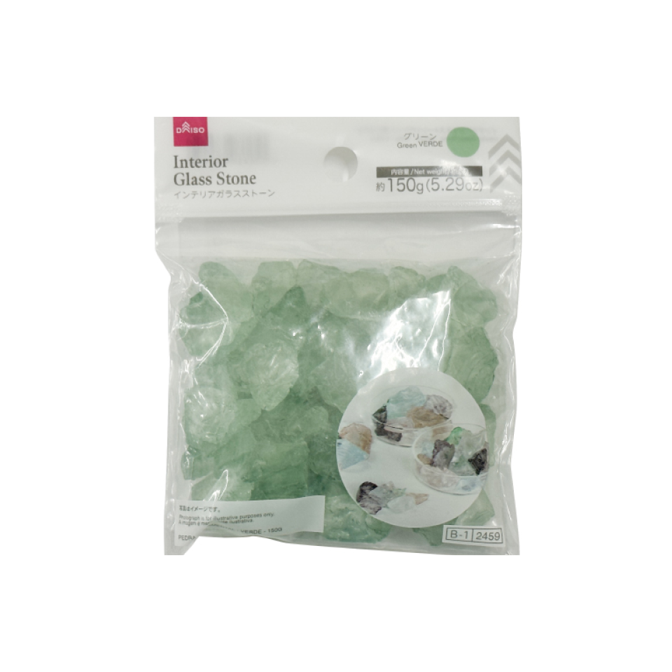 Interior Glass Stone Green 150g