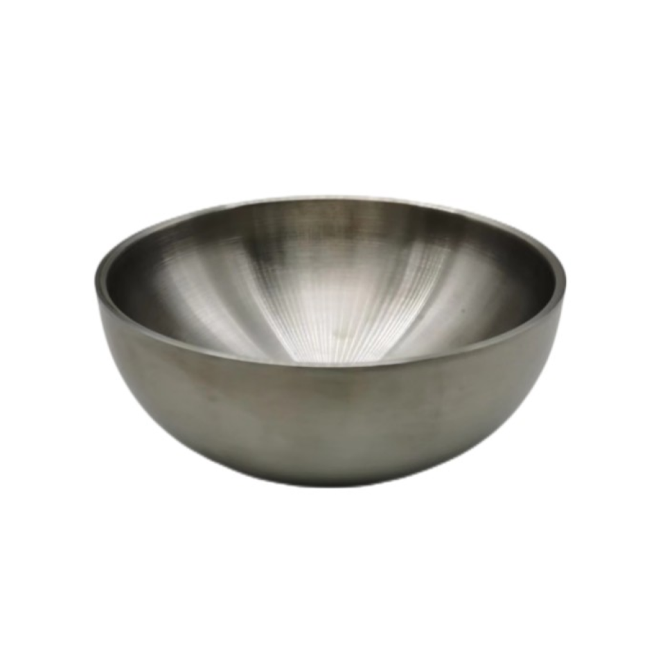 Double Stainless Steel Rice Bowl 13.5cm