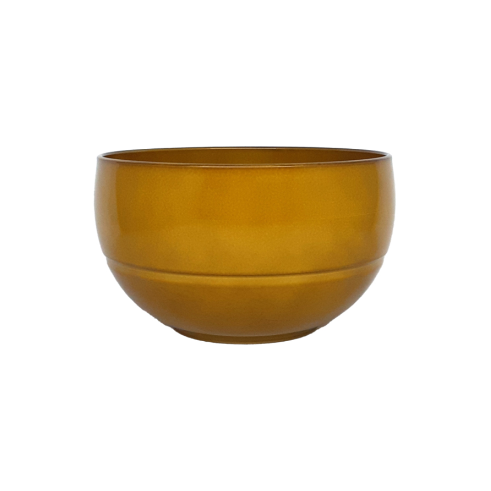 Dishwasher Safe Aizu Lacquerware Bowl Large Yellow