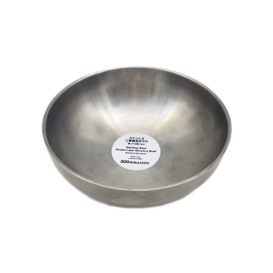 Stainless Steel Double Layer Structure Bowl