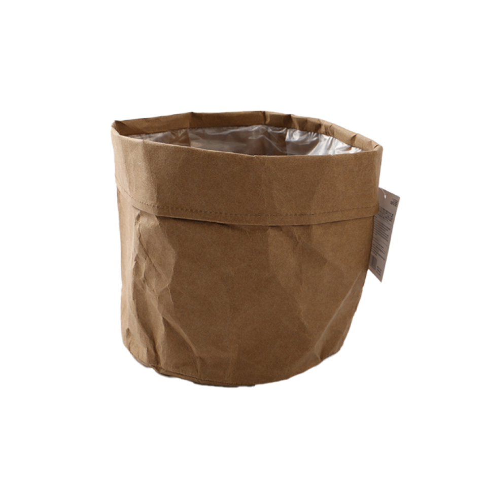 Paper Planter Pot Brown 20cm