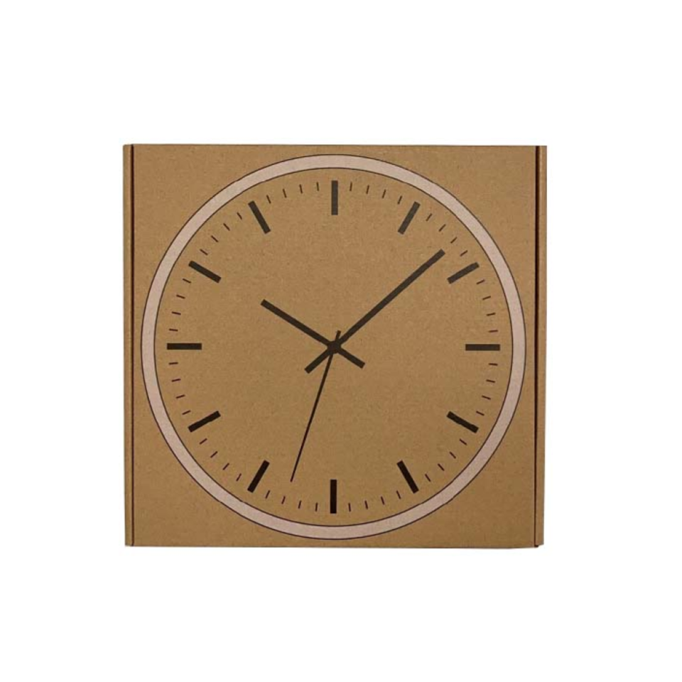 Wall Clock without Numbers White 25.4cm