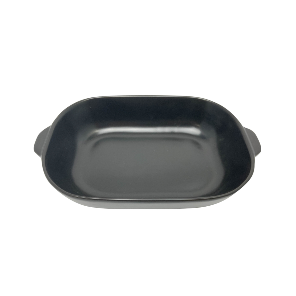 Plain Rectangular Gratin Large Black