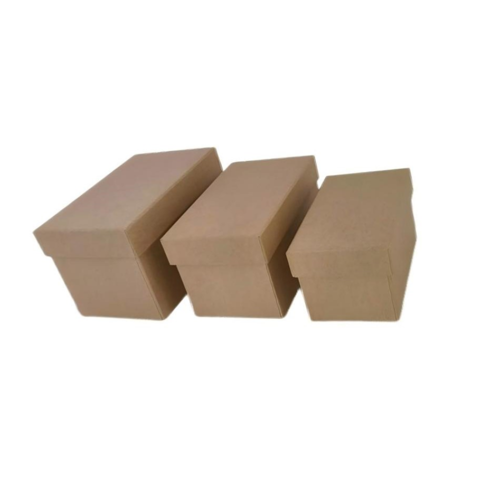 Paper Box Kraft Rectangular Assorted Sizes