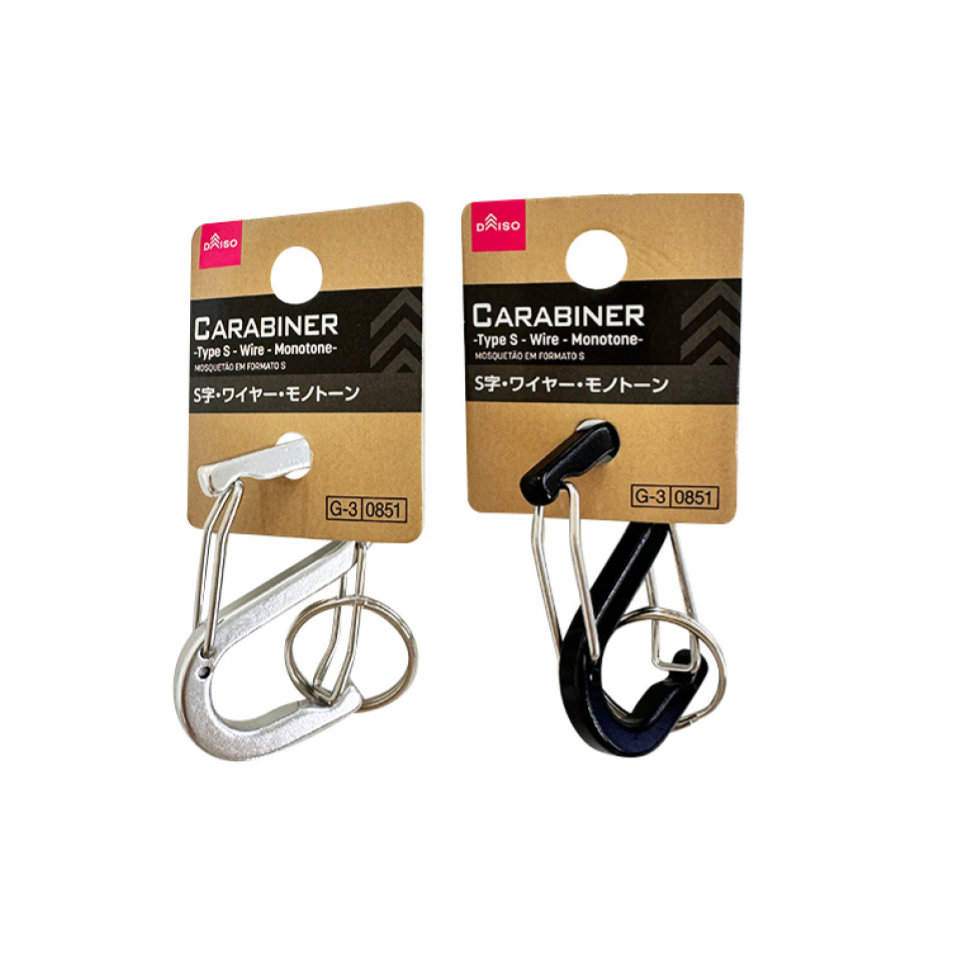 Carabiner Type S Wire Monotone