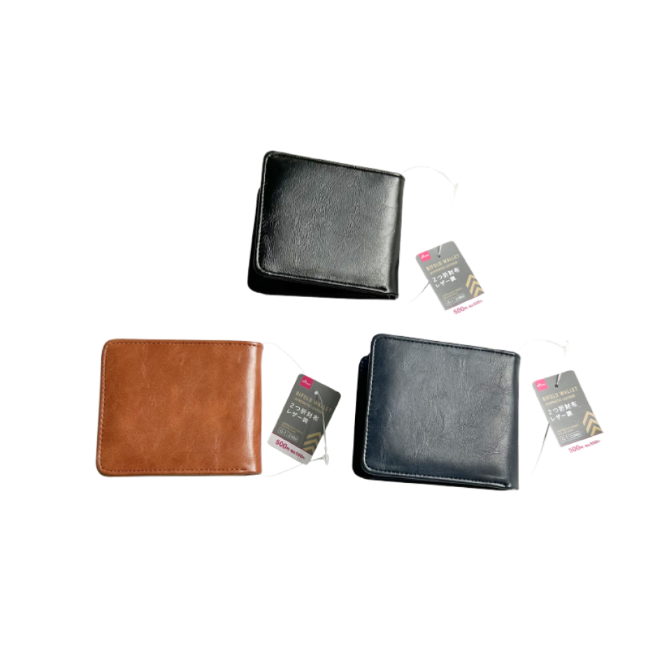 Bifold Wallet Synthetic Leather