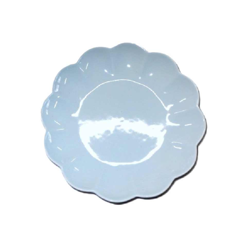 Flower Feast Blue Large Plate