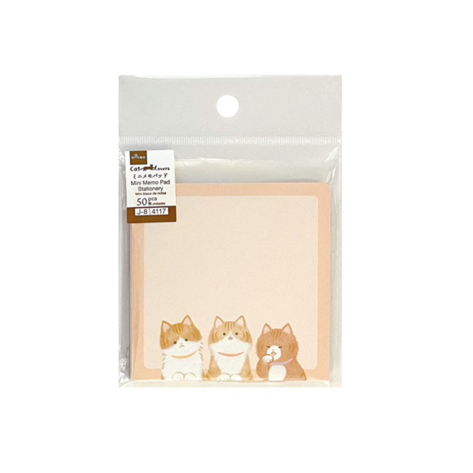 Mini Memo Pad Stationery for Cats Cute