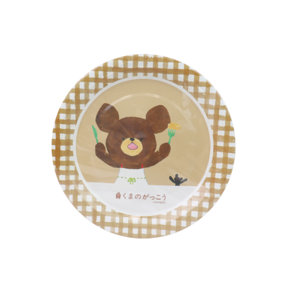 The Bears' School Paper Plates Picnic Pattern 6pcs