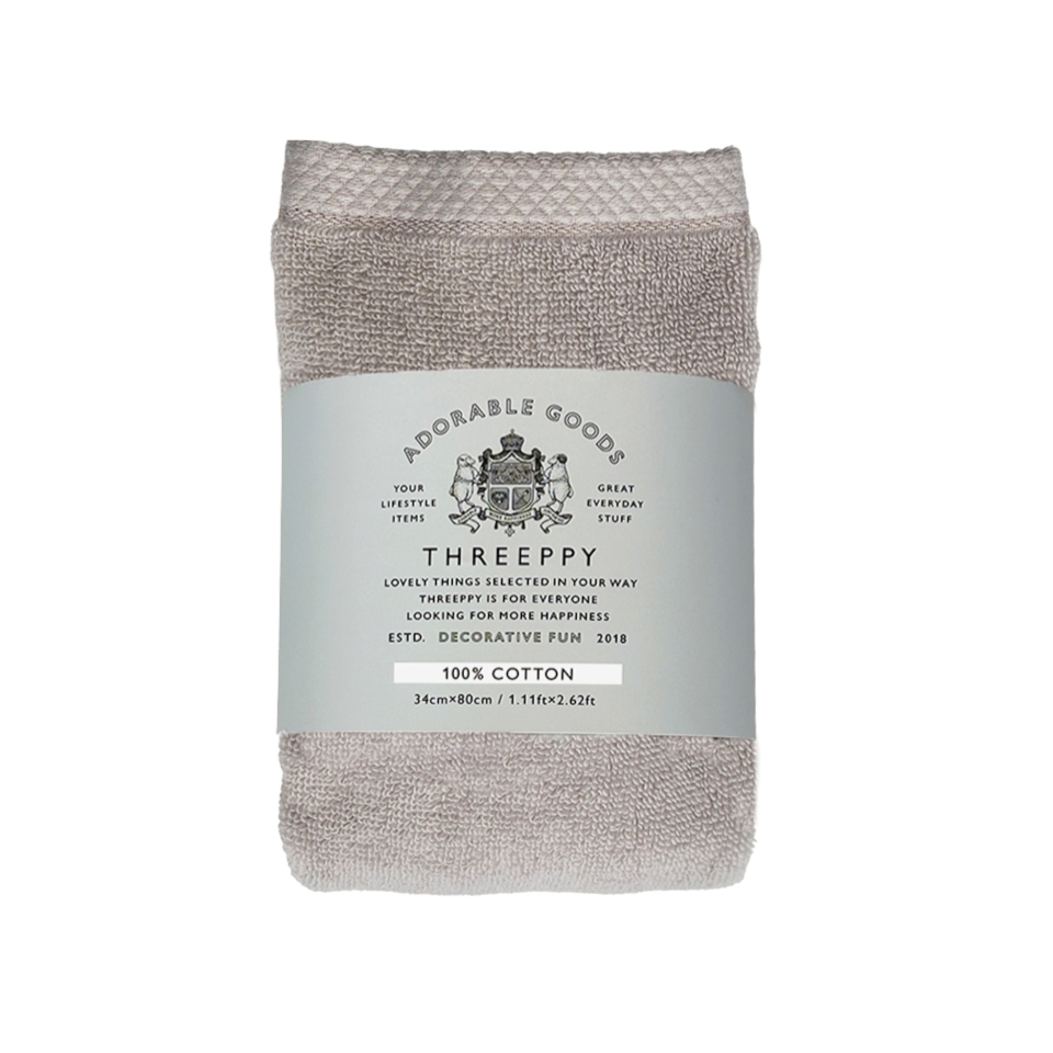 Soft Volumy Face Towel Grey