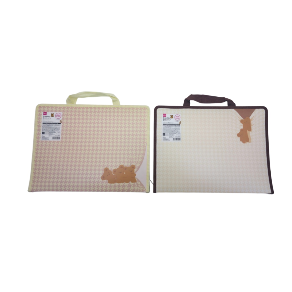 File Case with Handle Korean Style Tonton Bear