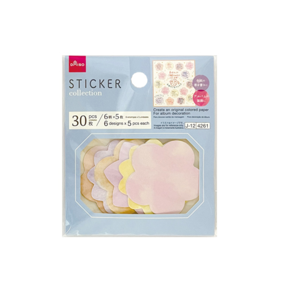Flake Sticker Flower