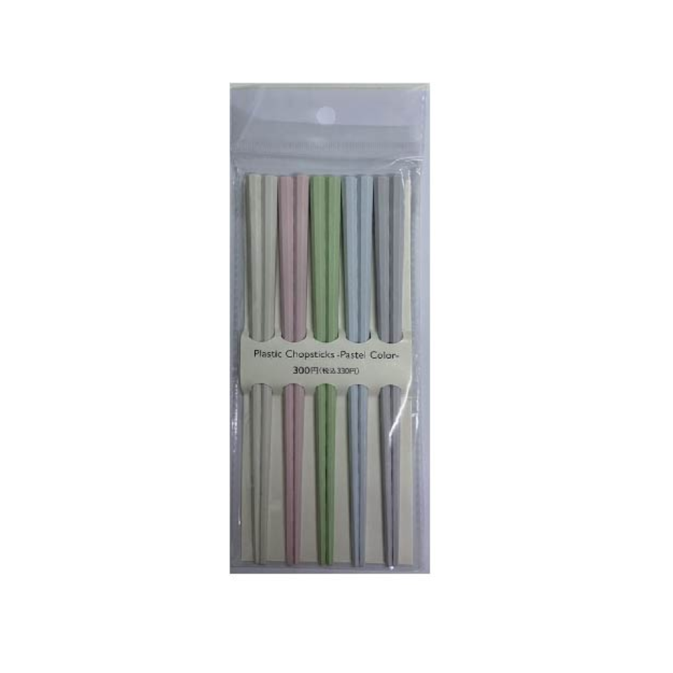 Plastic Chopsticks Pastel Color