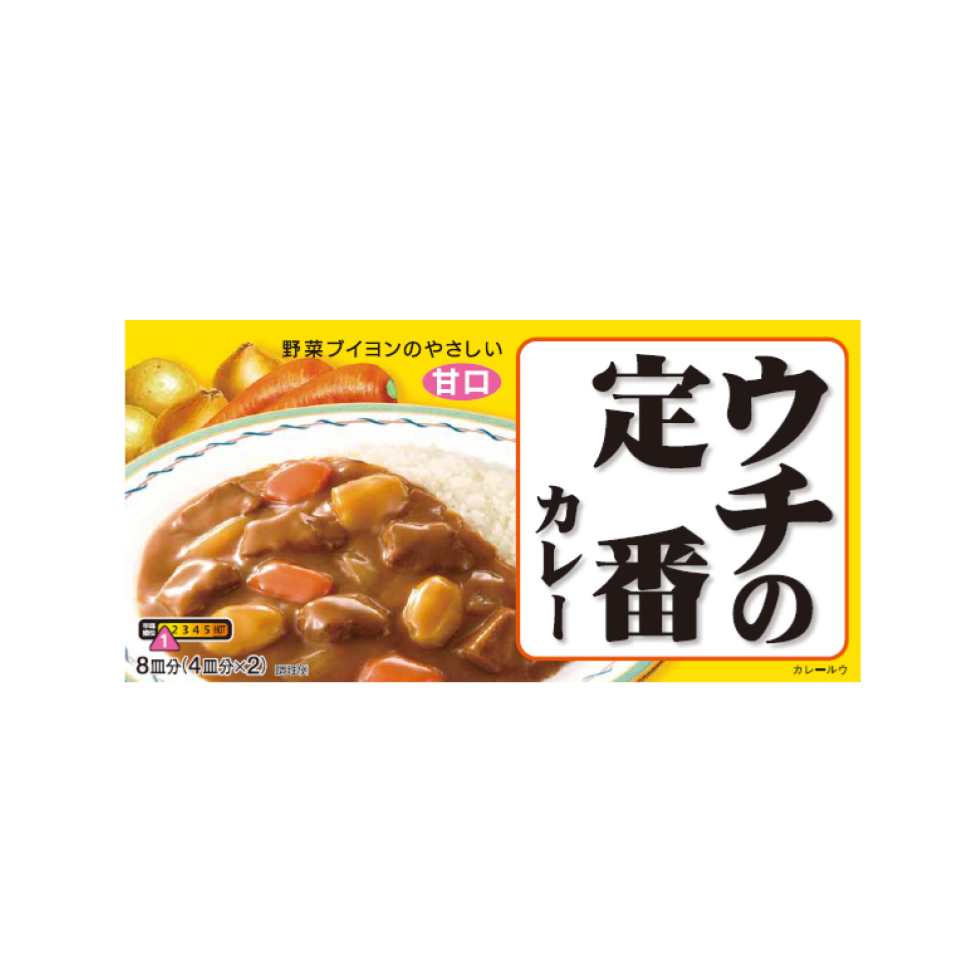 S&B Foods Our Favorite Curry Solid Roux Mild 140g