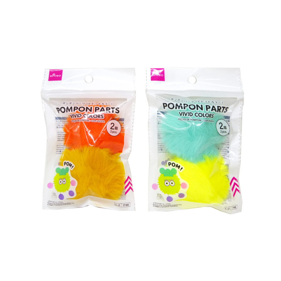 Pompon Parts Vivid Colors