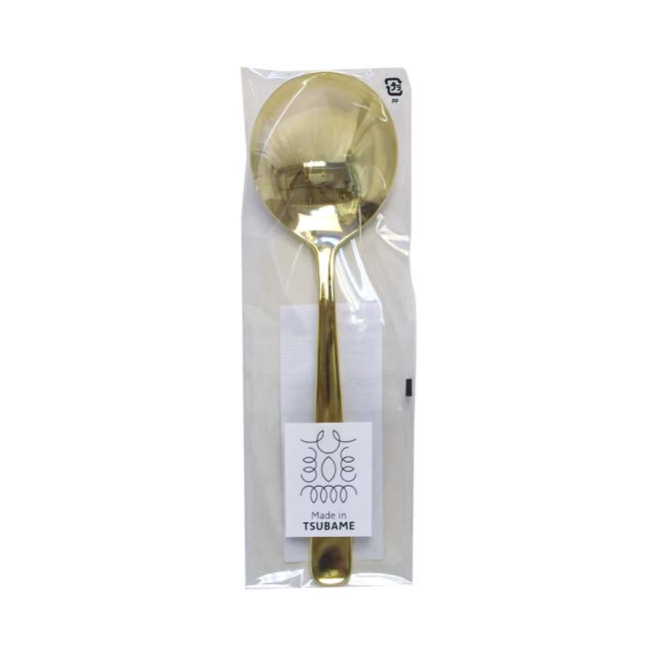 Soup Spoon Gold Plate