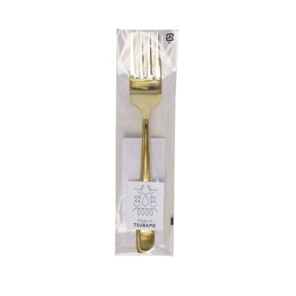 Dessert Fork Gold Plate