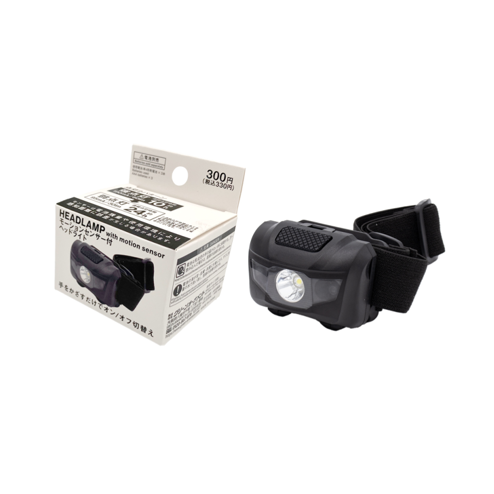 Head Lamp with Motion Sensor