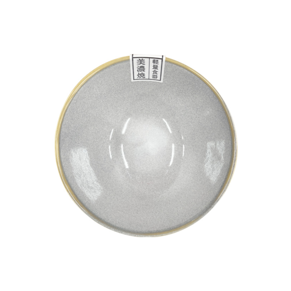 Meshi Bowl Sleek Dish Light Grey 12.8cm