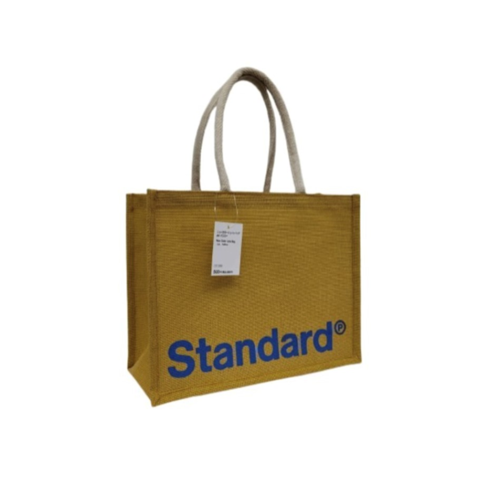New Color Jute Bag A4 Yellow