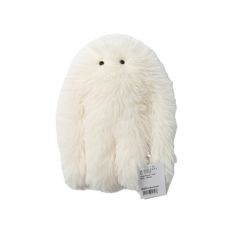 Hug Pillow Yeti Mini White