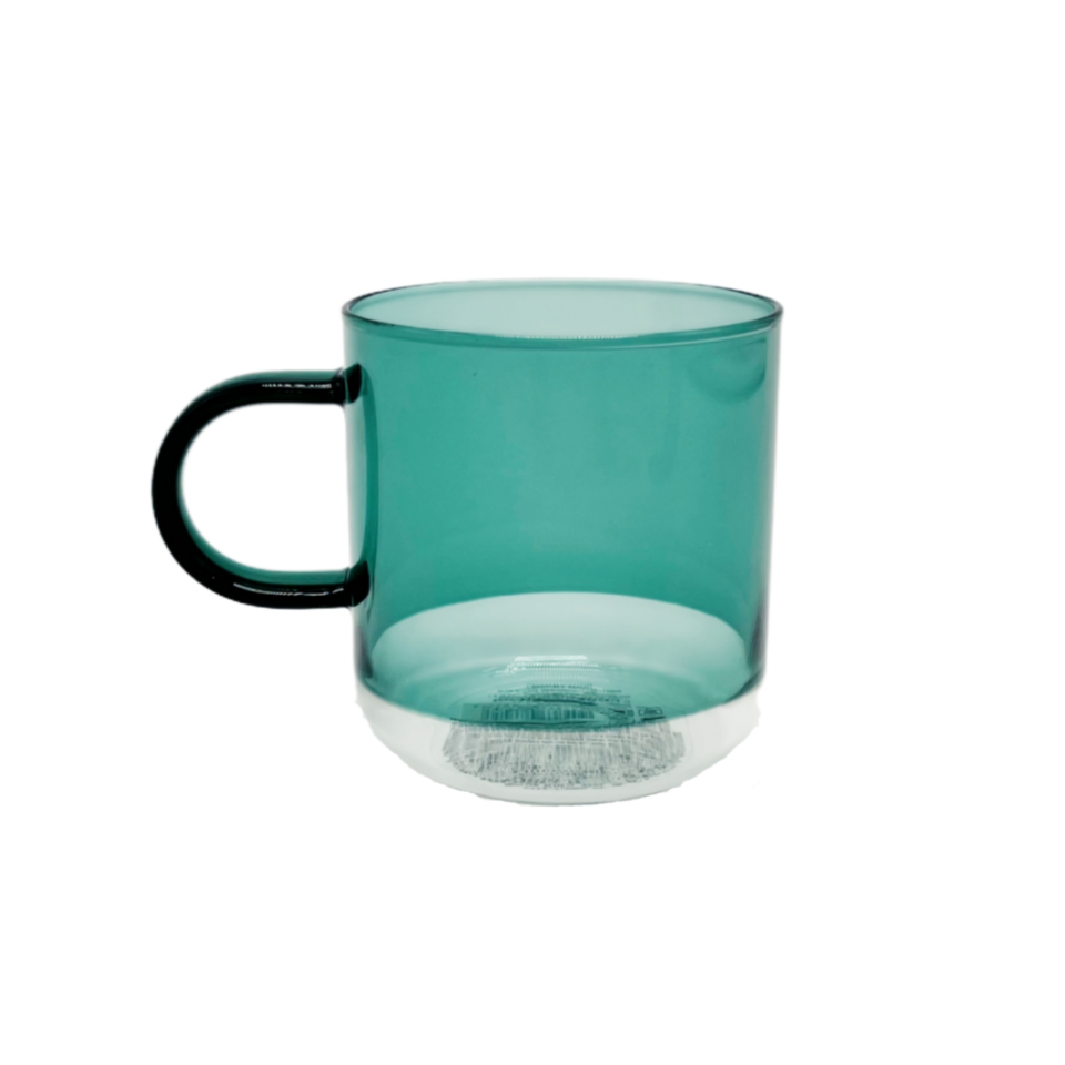 Glass Cup Green 300ml