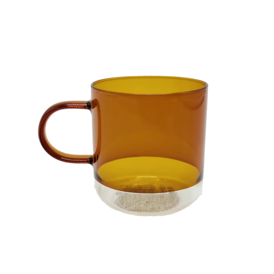 Glass Cup Brown 300ml