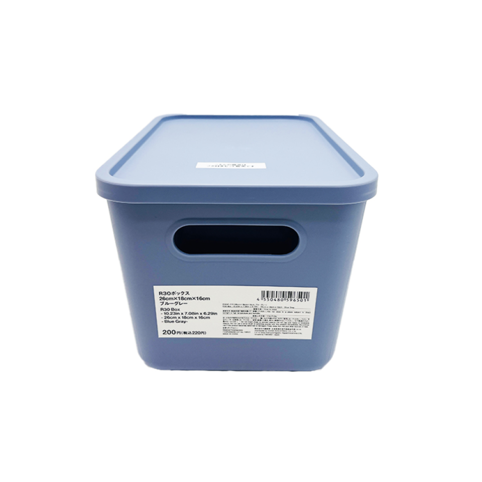 R30 Box Blue Gray 26cm x 18cm x 16cm