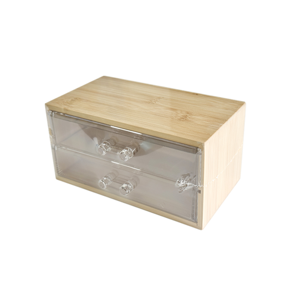 Bamboo Storage Case 2 Drawers
