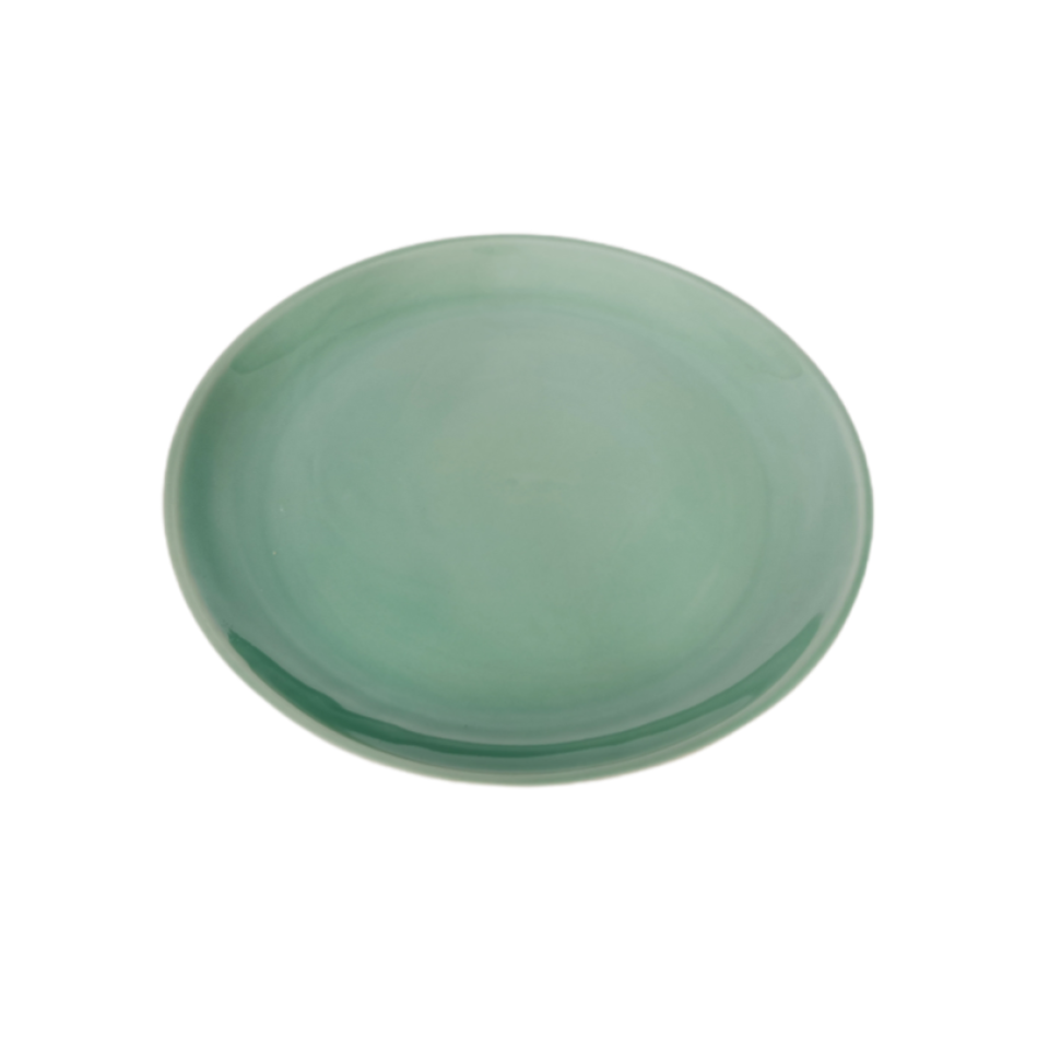 Tableware without Base Flat Dish Green 24cm