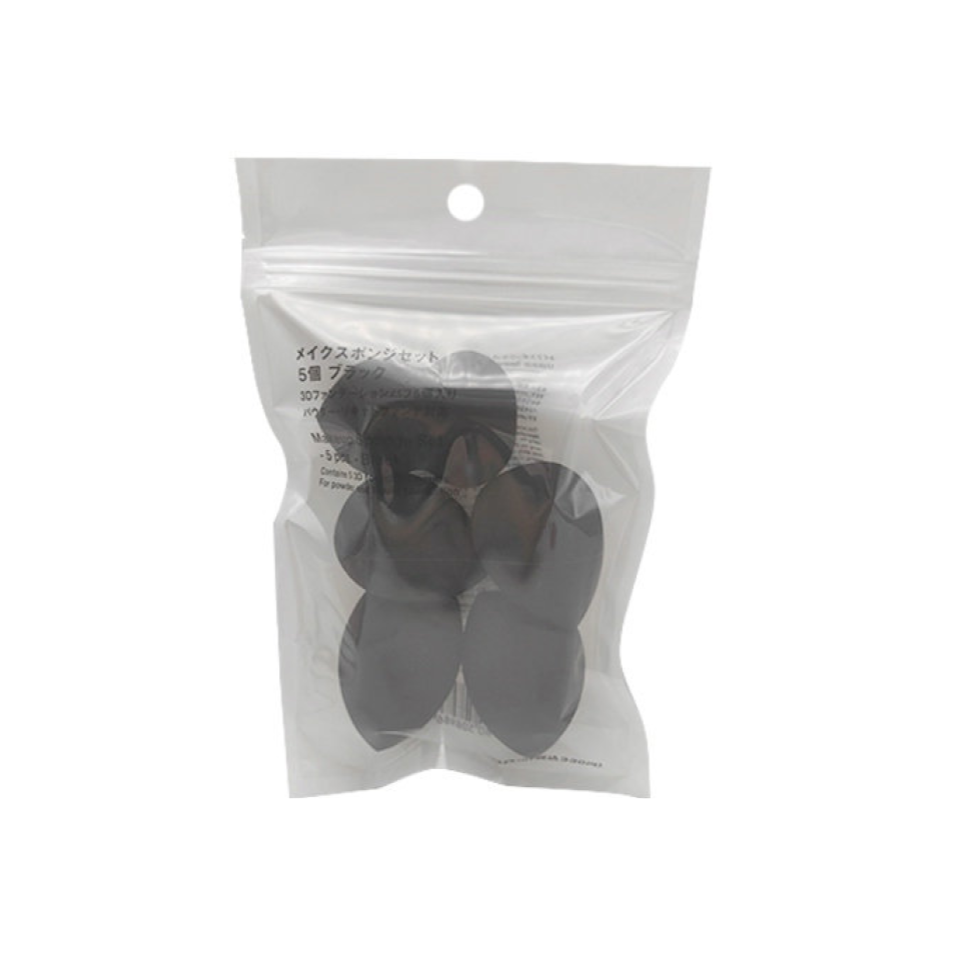 Makeup Sponge Set Black