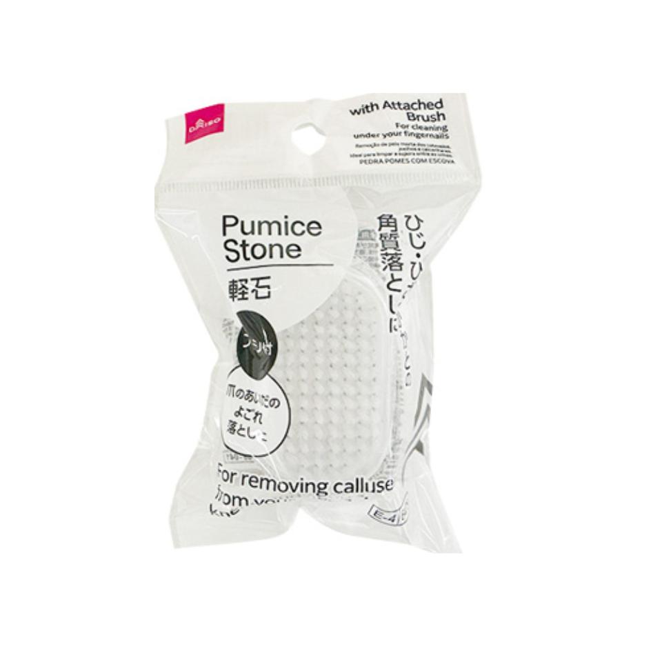 Pumice Stone with Attached Brush