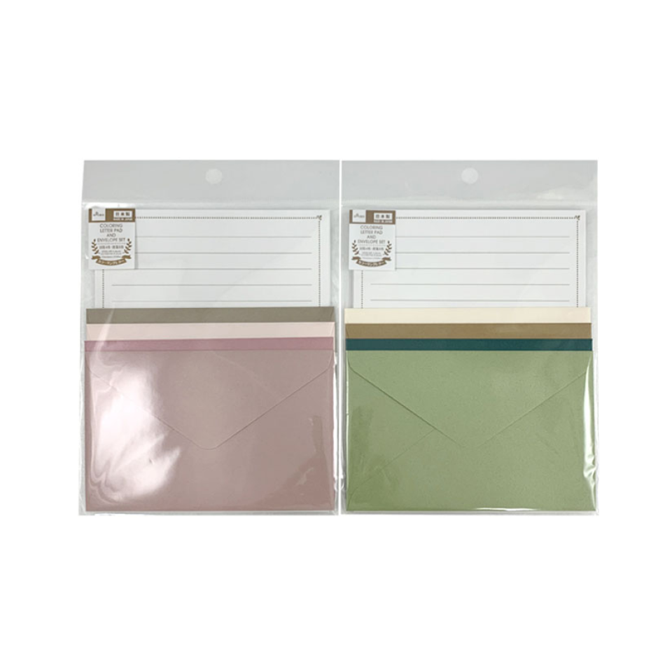 Coloring Letter Pad and Envelope Set 7 and 8