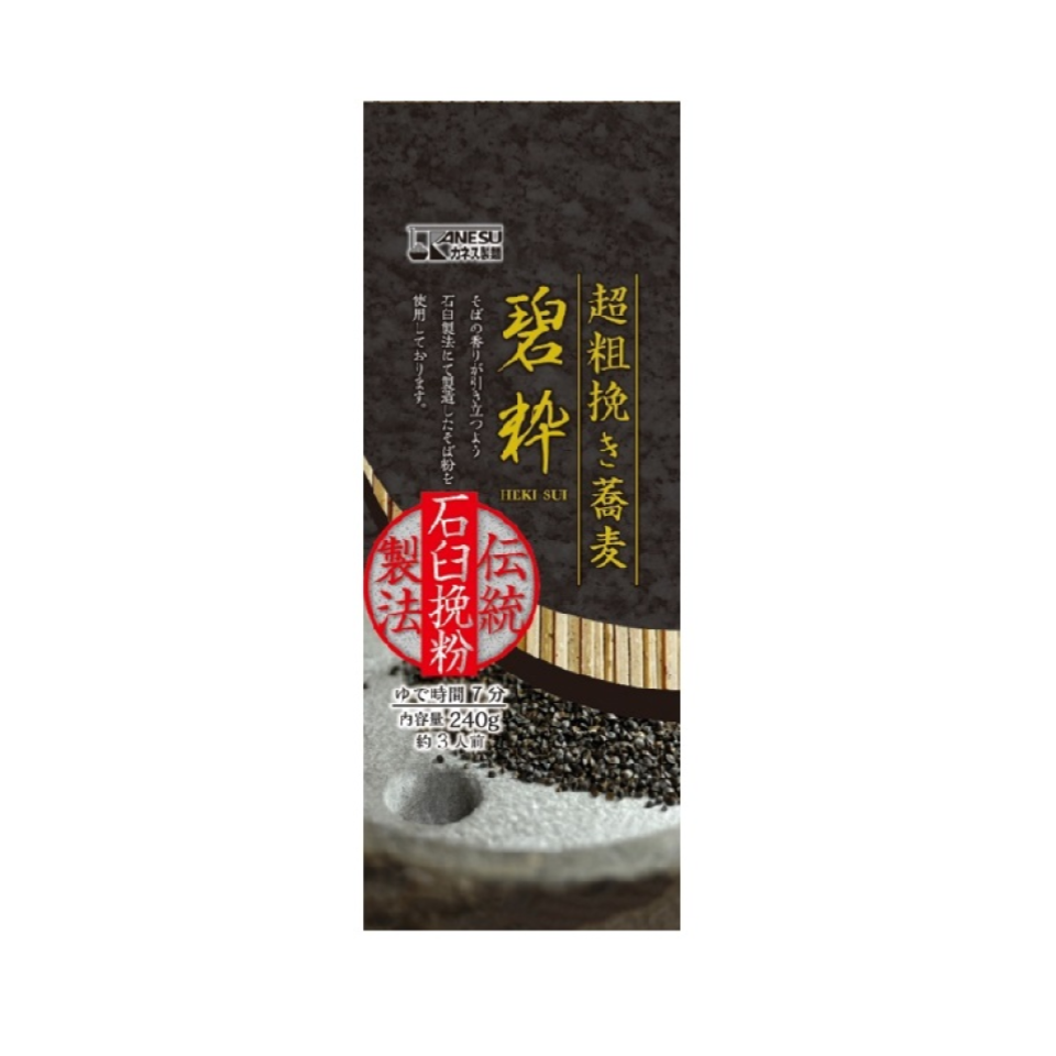 Kanesu Seimen Extra Coarse Ground Soba Noodles Aoi Sui 240g