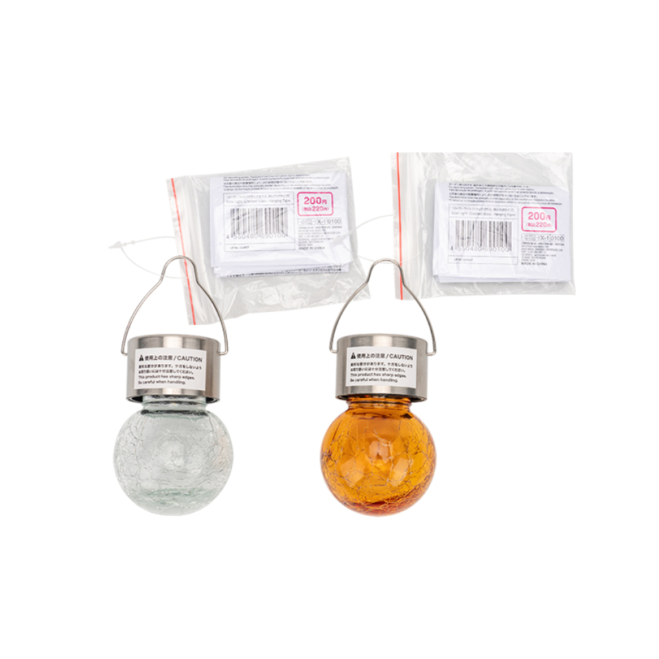 Solar Light Cracked Glass Hanging Type