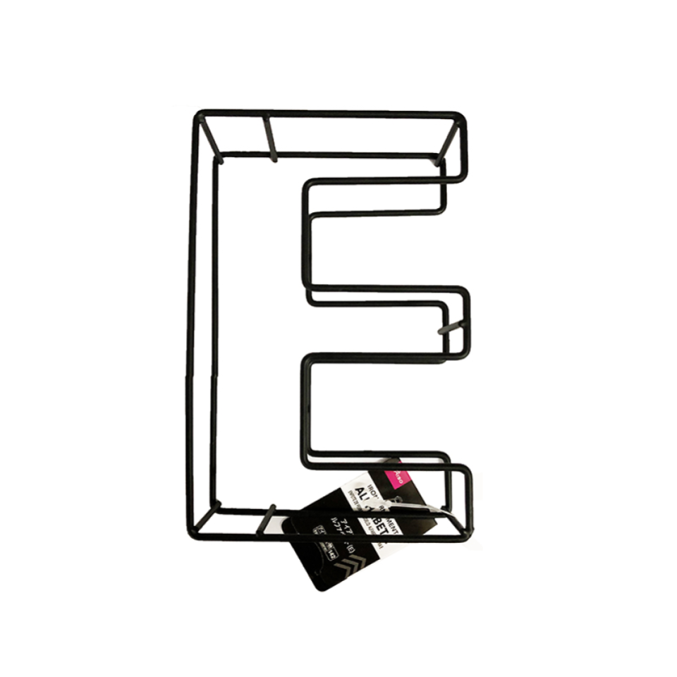 Iron Ornament Alphabet E
