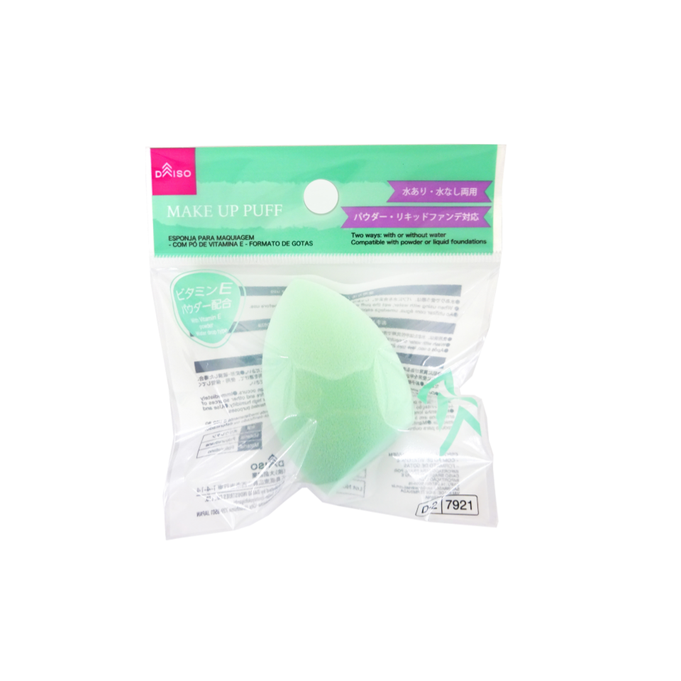 Puff with Vitamin E Powder Water Drop Type