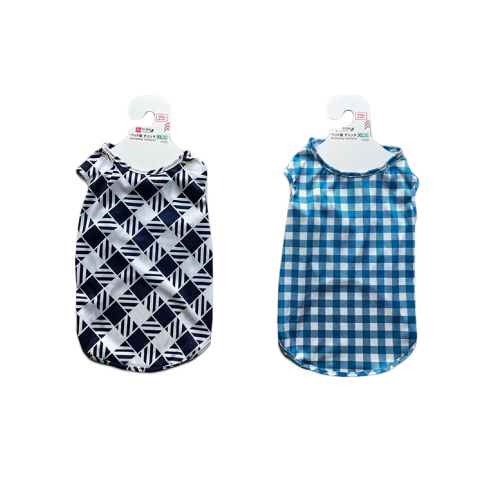 Pet Clothing Checkered Extra Large